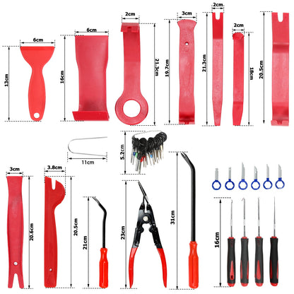 Car disassembly tool interior 158 pieces