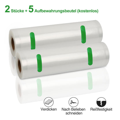 2 rolls of vacuum rolls of film tube 20 x 600 cm