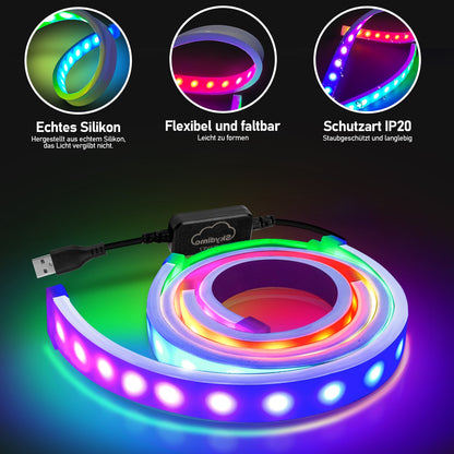 Neon LED Strip RGBIC LED strip for PC monitor